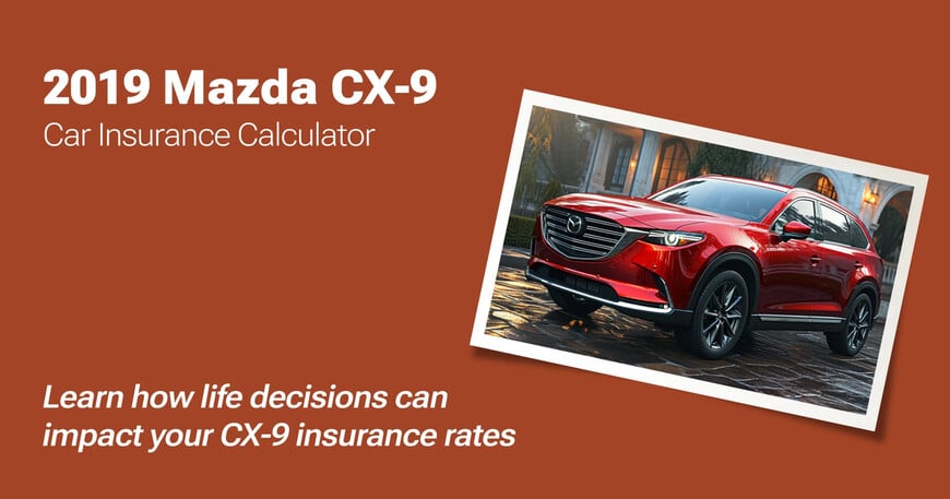 2019 Mazda CX-9 car insurance calculator image