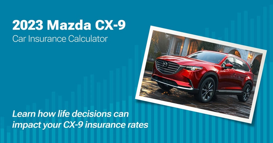 2023 Mazda CX-9 car insurance calculator image
