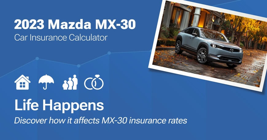 2023 Mazda MX-30 car insurance calculator image