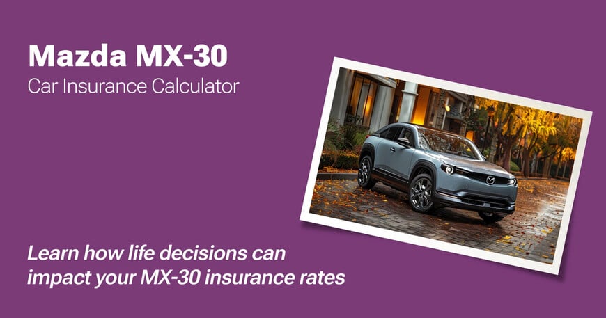 Mazda MX-30 car insurance calculator image