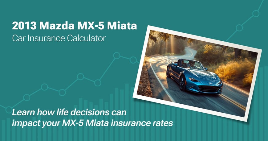2013 Mazda MX-5 Miata car insurance calculator image