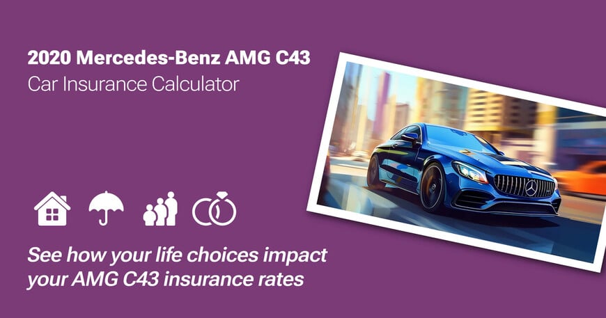 2020 Mercedes-Benz AMG C43 car insurance calculator image