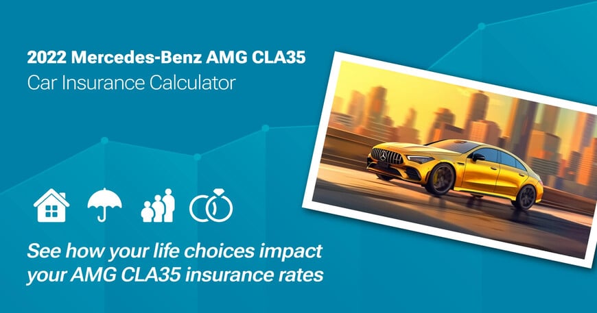2022 Mercedes-Benz AMG CLA35 car insurance calculator image