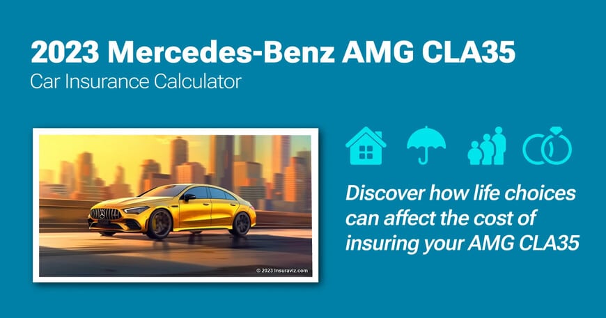 2023 Mercedes-Benz AMG CLA35 car insurance calculator image