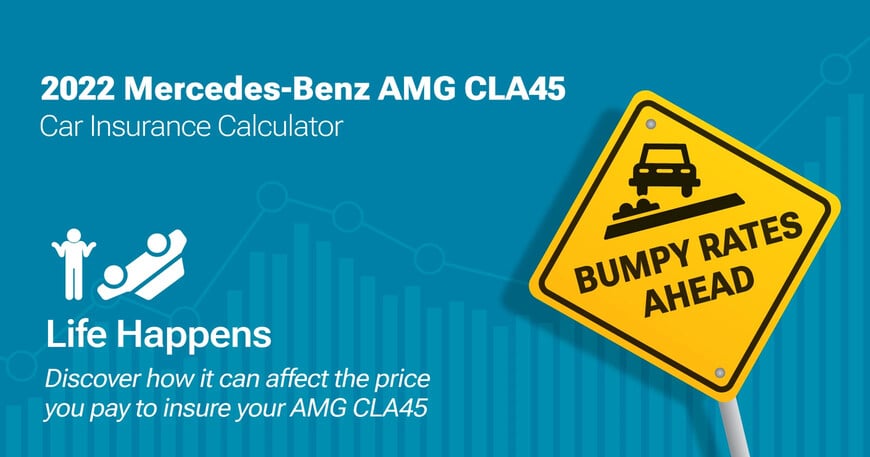 2022 Mercedes-Benz AMG CLA45 car insurance calculator image