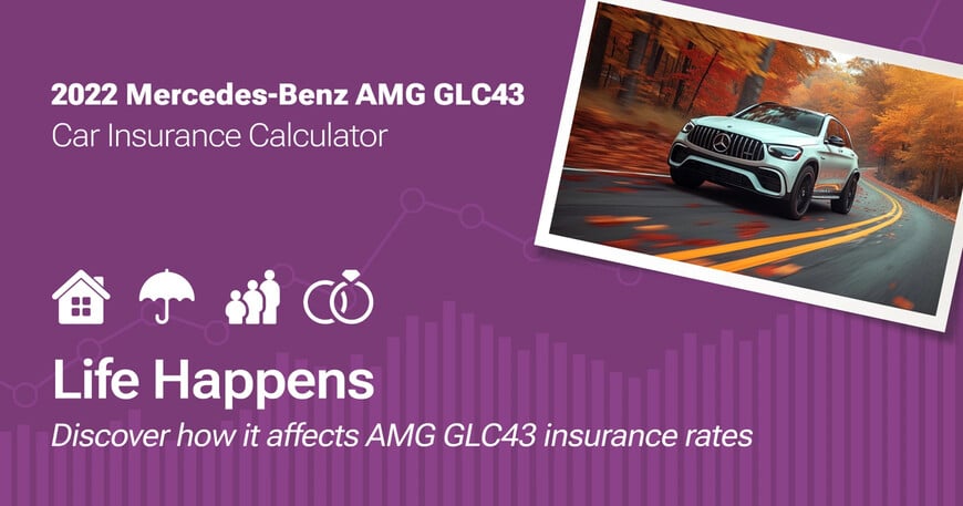 2022 Mercedes-Benz AMG GLC43 car insurance calculator image