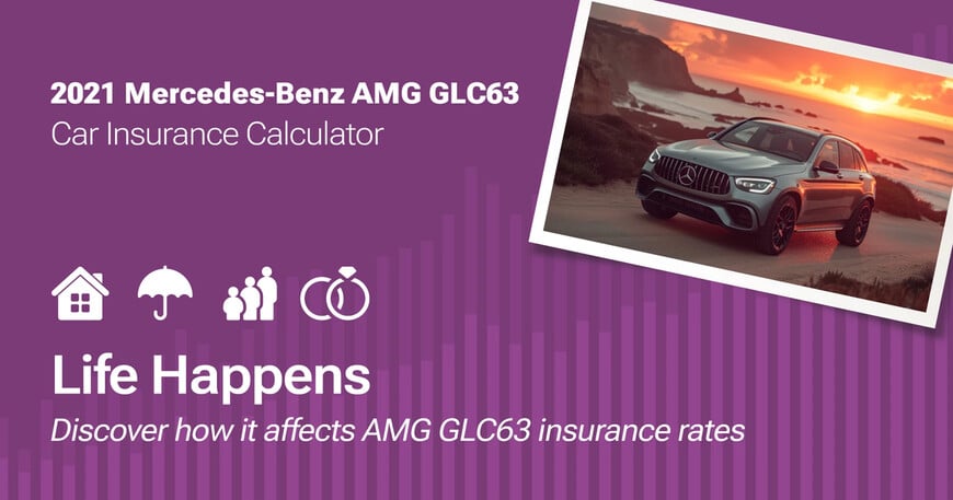 2021 Mercedes-Benz AMG GLC63 car insurance calculator image