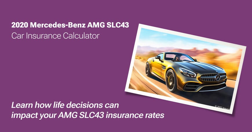 2020 Mercedes-Benz AMG SLC43 car insurance calculator image