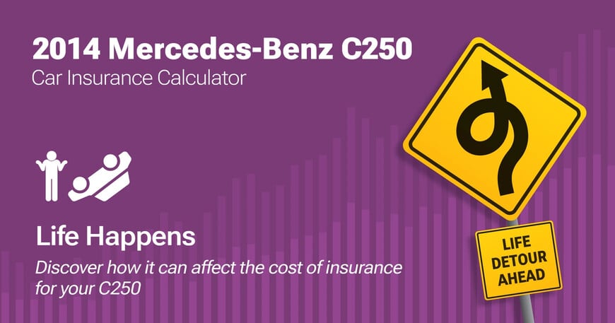 2014 Mercedes-Benz C250 car insurance calculator image