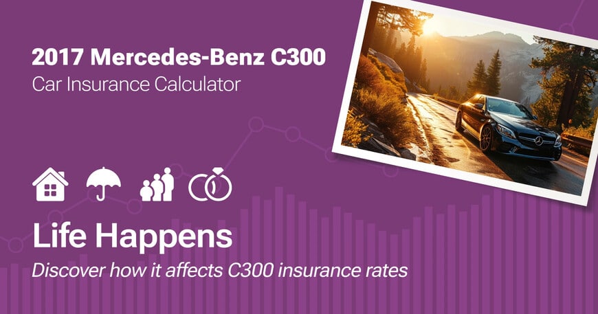 2017 Mercedes-Benz C300 car insurance calculator image