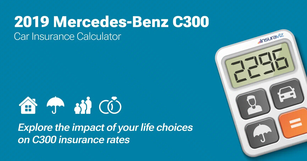 2019 MercedesBenz C300 Car Insurance Calculator