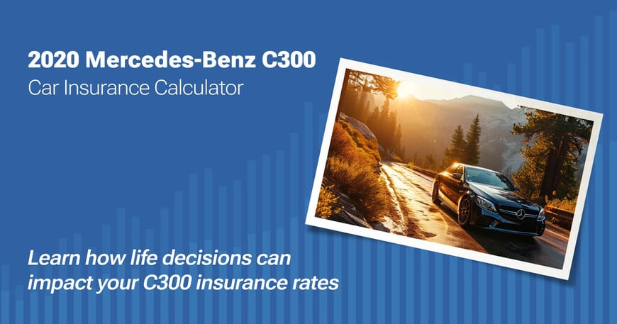 2020 Mercedes-Benz C300 car insurance calculator image