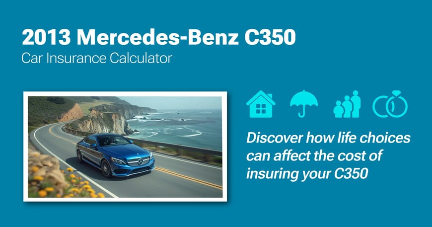 2013 Mercedes-Benz C350 car insurance calculator image