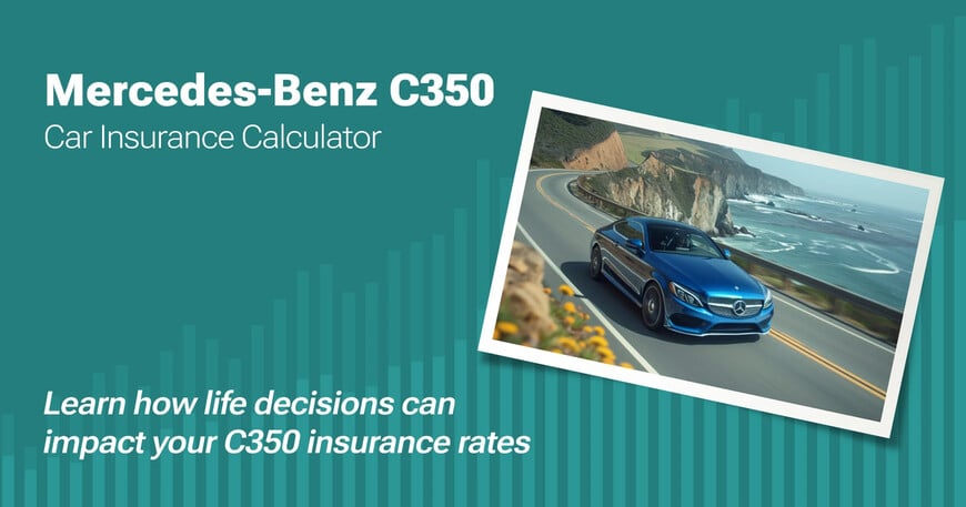 Mercedes-Benz C350 car insurance calculator image