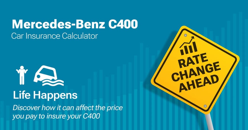 Mercedes-Benz C400 car insurance calculator image