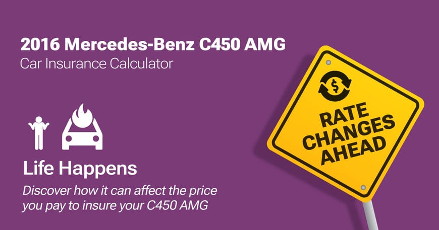 2016 Mercedes-Benz C450 AMG car insurance calculator image