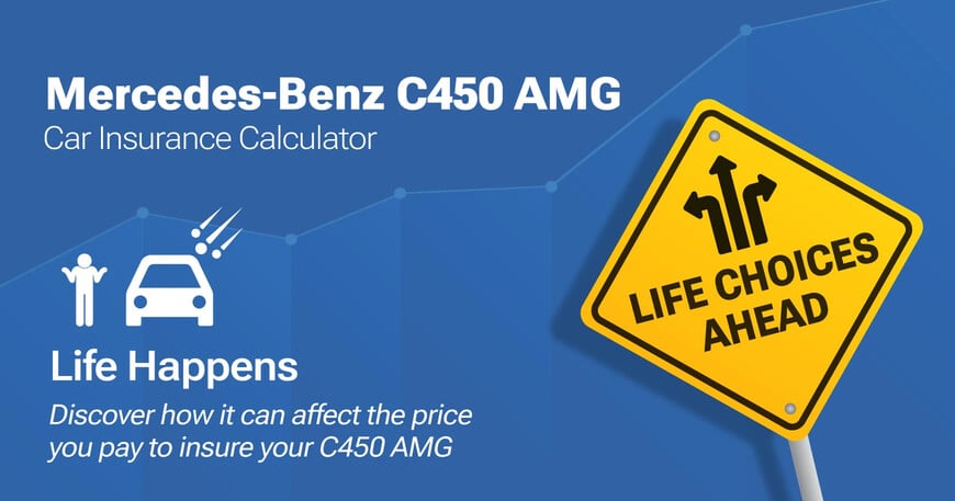 Mercedes-Benz C450 AMG car insurance calculator image