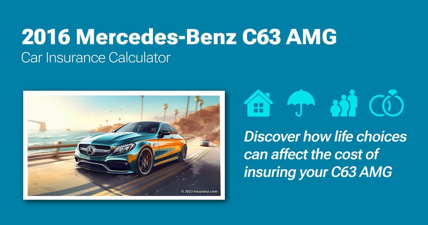 2016 Mercedes-Benz C63 AMG car insurance calculator image