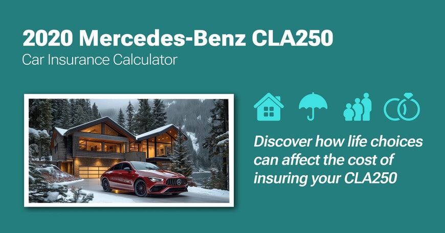 2020 Mercedes-Benz CLA250 car insurance calculator image
