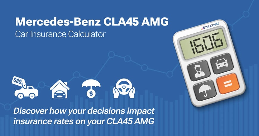 Mercedes-Benz CLA45 AMG car insurance calculator image