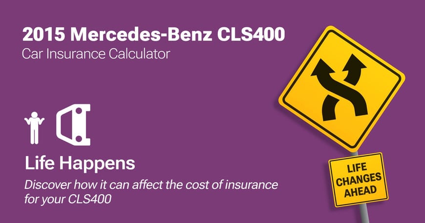 2015 Mercedes-Benz CLS400 car insurance calculator image