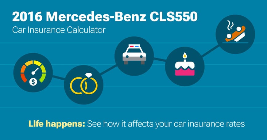 2016 Mercedes-Benz CLS550 car insurance calculator image
