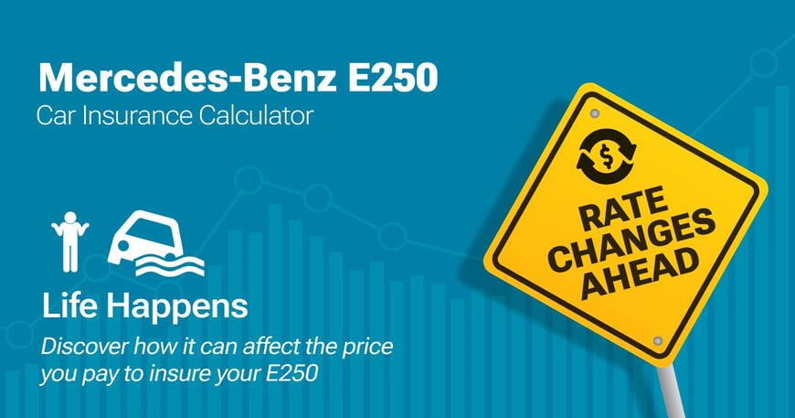 Mercedes-Benz E250 car insurance calculator image