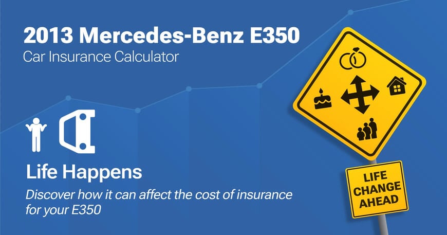 2013 Mercedes-Benz E350 car insurance calculator image