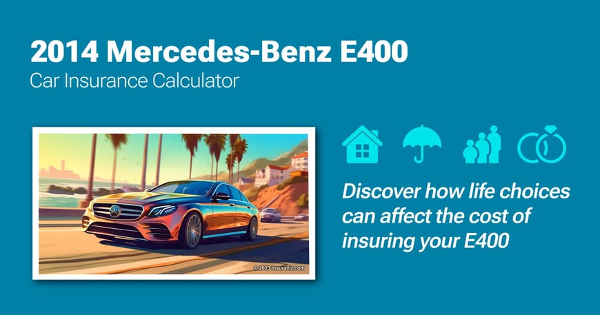 2014 Mercedes-Benz E400 car insurance calculator image