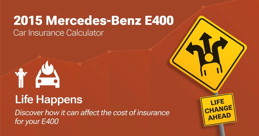 2015 Mercedes-Benz E400 car insurance calculator image