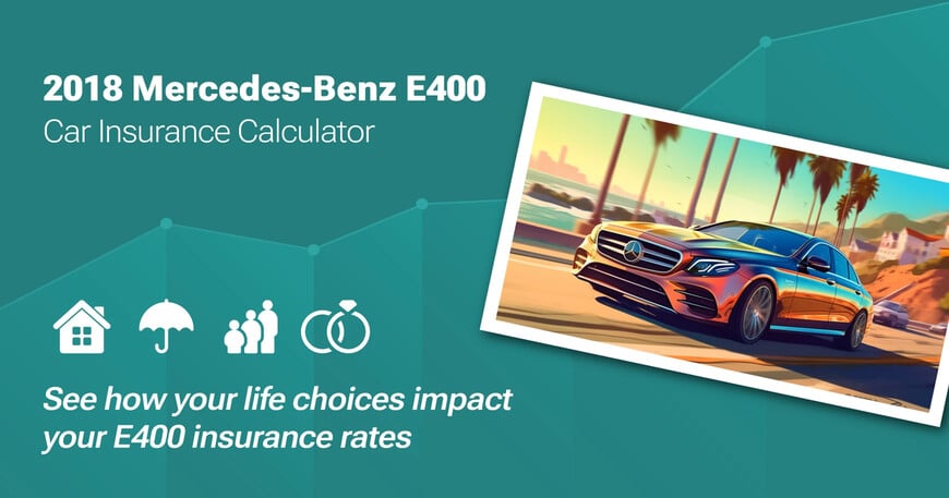 2018 Mercedes-Benz E400 car insurance calculator image