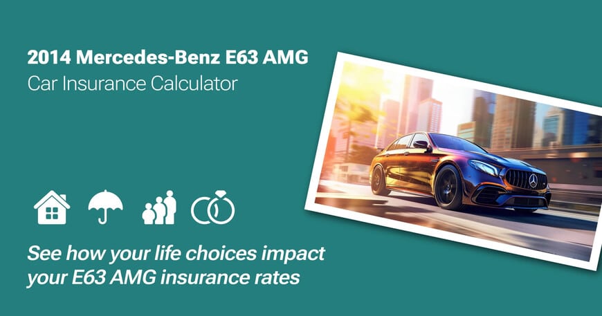 2014 Mercedes-Benz E63 AMG car insurance calculator image