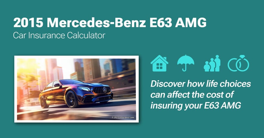 2015 Mercedes-Benz E63 AMG car insurance calculator image