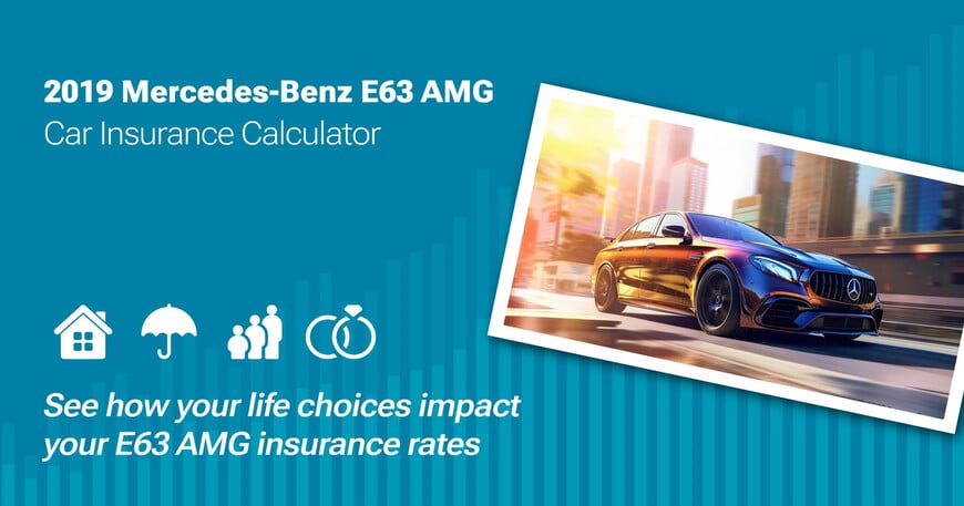 2019 Mercedes-Benz E63 AMG car insurance calculator image