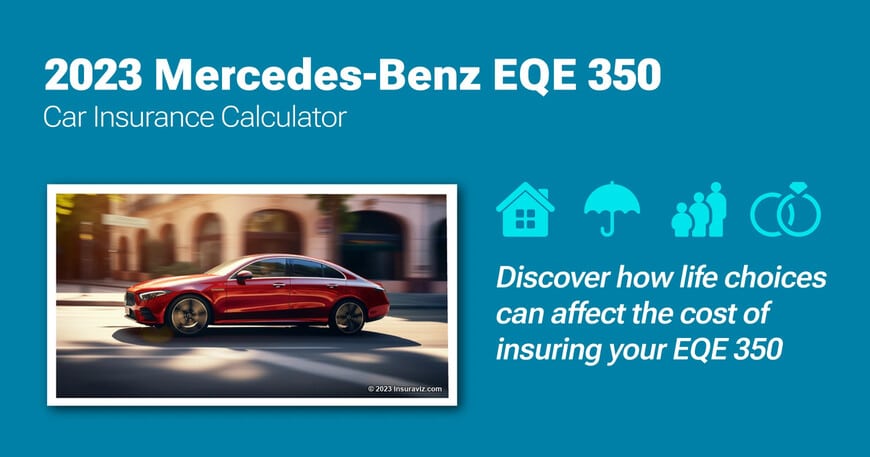2023 Mercedes-Benz EQE 350 car insurance calculator image