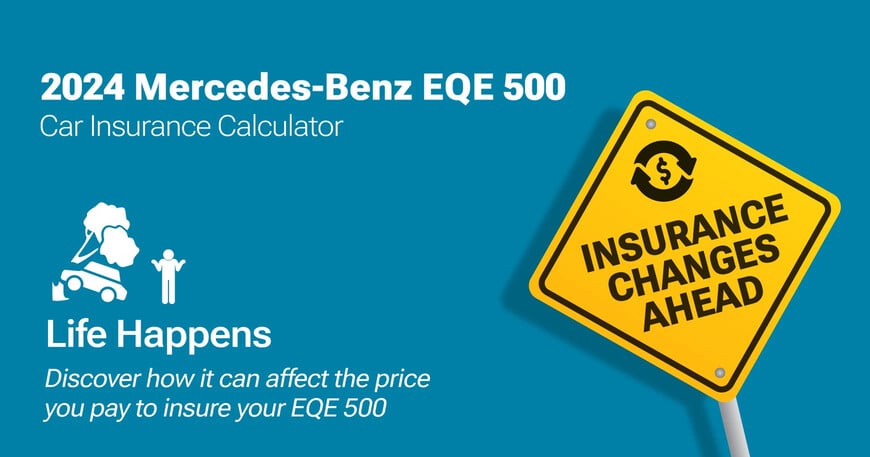 2024 Mercedes-Benz EQE 500 car insurance calculator image