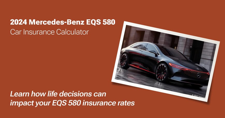 2024 Mercedes-Benz EQS 580 car insurance calculator image