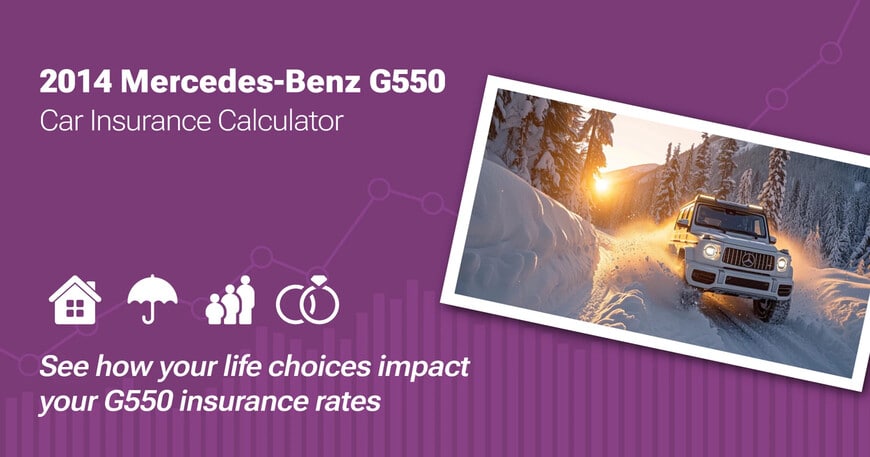 2014 Mercedes-Benz G550 car insurance calculator image