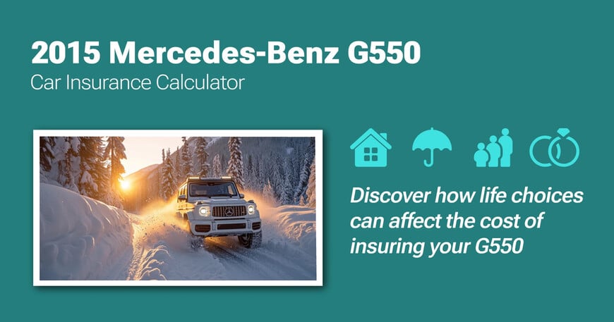 2015 Mercedes-Benz G550 car insurance calculator image