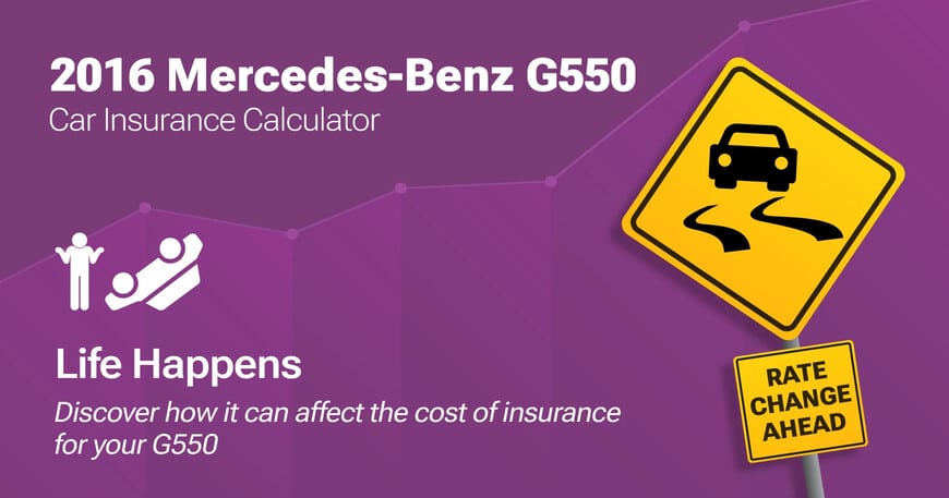2016 Mercedes-Benz G550 car insurance calculator image