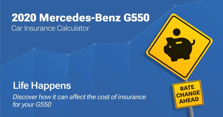 2020 Mercedes-Benz G550 car insurance calculator image