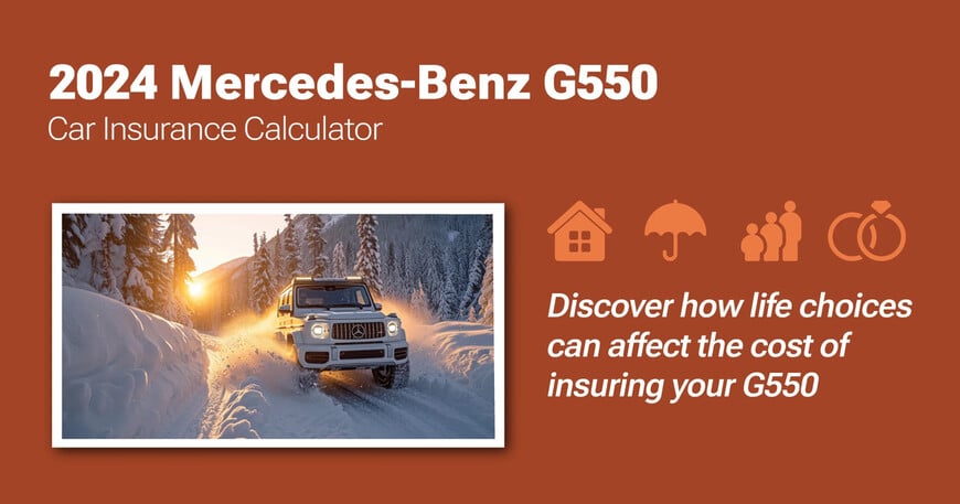 2024 Mercedes-Benz G550 car insurance calculator image