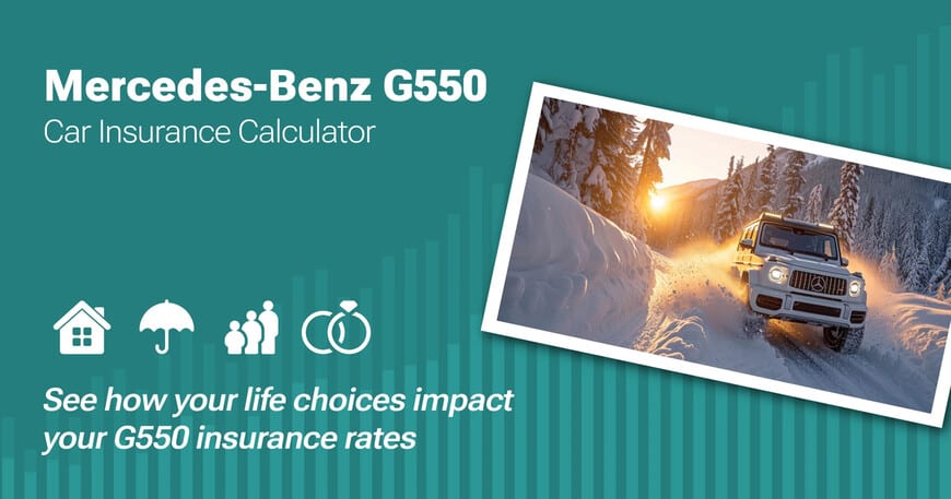 Mercedes-Benz G550 car insurance calculator image