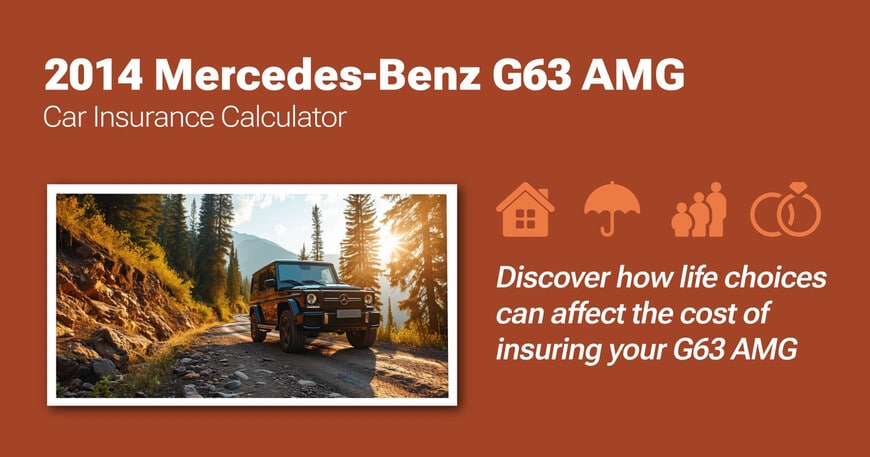 2014 Mercedes-Benz G63 AMG car insurance calculator image