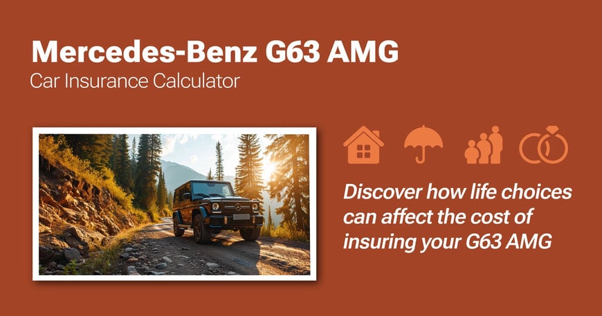 Mercedes-Benz G63 AMG car insurance calculator image