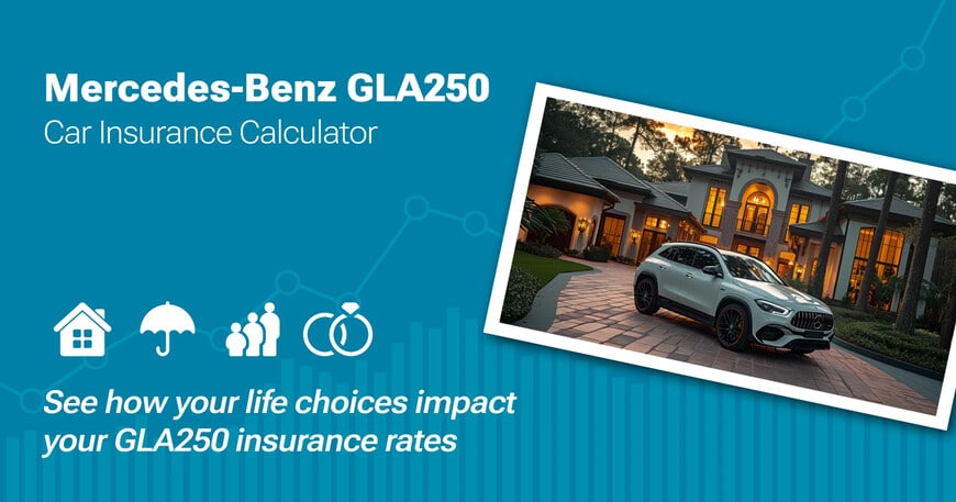 Mercedes-Benz GLA250 car insurance calculator image