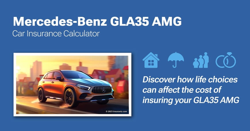 Mercedes-Benz GLA35 AMG car insurance calculator image
