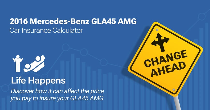 2016 Mercedes-Benz GLA45 AMG car insurance calculator image