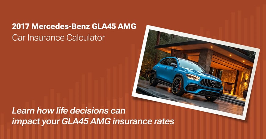 2017 Mercedes-Benz GLA45 AMG car insurance calculator image