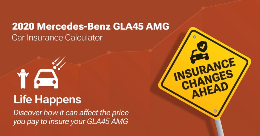 2020 Mercedes-Benz GLA45 AMG car insurance calculator image